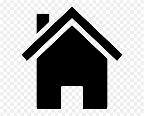House Black Clip Art At Clker Transparent Background Home Icon