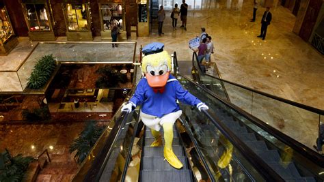 For The Record People In Creepy Donald Duck Costumes Are Stalking Donald Trump