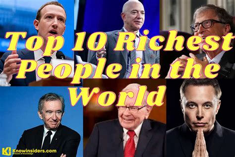 10 Richest People In The World Knowinsiders