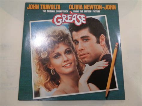 Mavin Grease John Travolta Olivia Newton John 1978 Original
