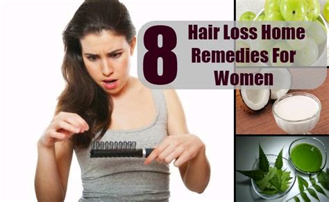 Spray this solution all over your scalp and hair length, let it dry for 2 hours and wash it off with warm water. 8 Hair Loss Home Remedies For Women - Natural Treatments ...