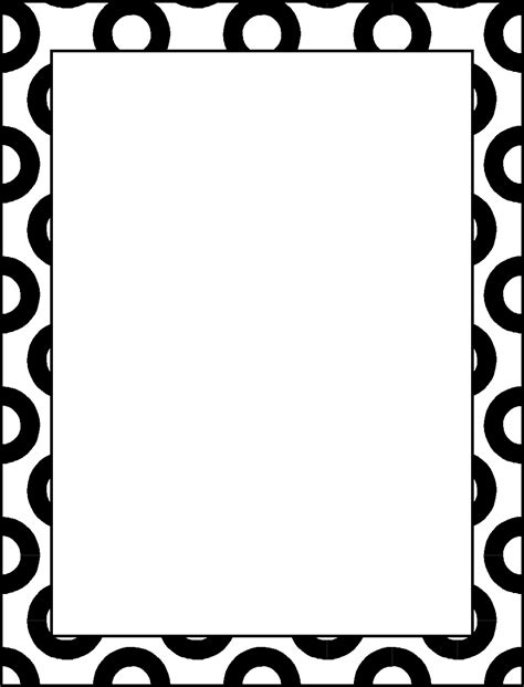 Line Border Designs For School Projects Clipart Best