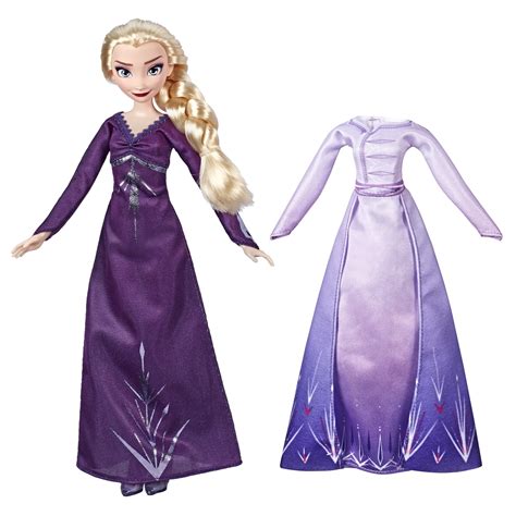 Frozen 2 elsa dress costume new rhinestone versioncostume make size, the shoes are options, you can choose included or not.the underdress is frozen 2 elsa dress costume printing versionplease check the size chart below. Disney Frozen 2 Arendelle Elsa Doll with Dress, Nightgown ...