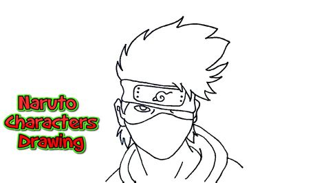 How To Draw Naruto Characters Sketch Tutorial Youtube