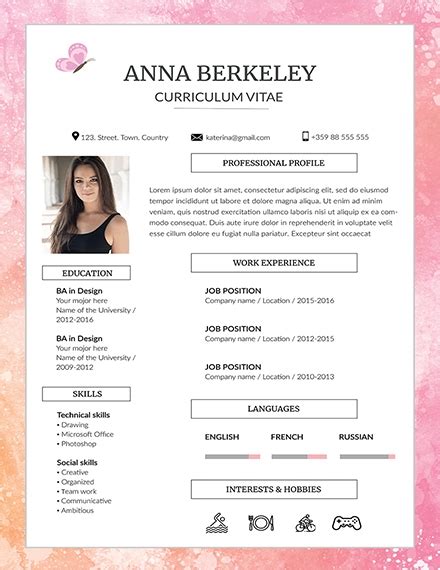 A top choice for jobseekers in creative industries, like fashion, design, or journalism, or anyone who wants to show off a this resume format's right justified contact information and bold blue font announce your candidacy for the role like no other. 18+ Diploma Certificates Examples, Templates in Word ...