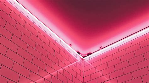 Download Wallpaper 1920x1080 Wall Light Pink Tile Full