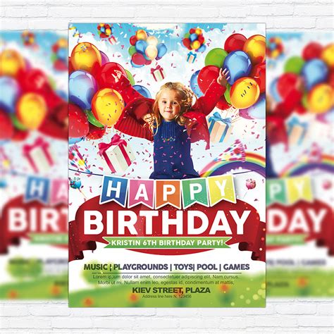 Concept 25 Birthday Psd Template Free