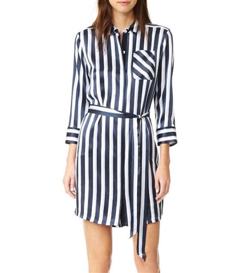Best Striped Shirtdress Striped T Shirt Dress Long Shirt Dress Outfits 50s Vintage Outfits