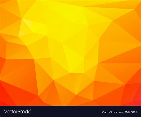 Geometric Orange Background Royalty Free Vector Image