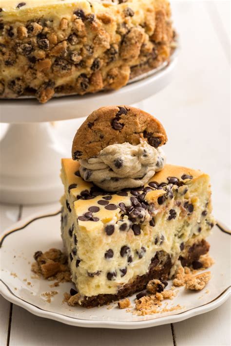 This Chocolate Chip Cookie Dough Cheesecake Recipe Is All You Need