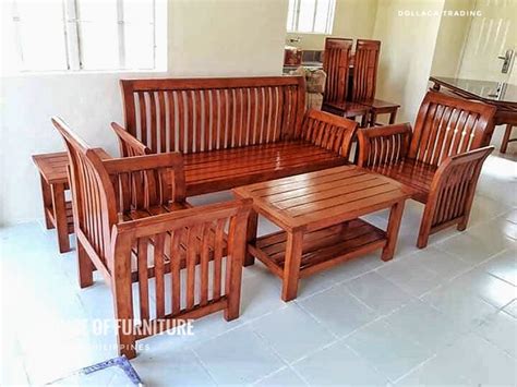 Modern Wood Sala Set Design Philippines