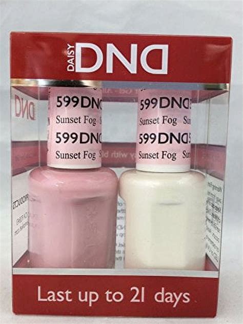 DND Nail Polish Gel Matching Lacquer Set 599 Sunset Fog Walmart Com