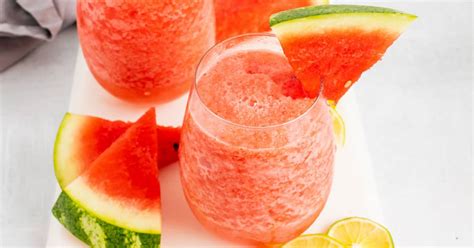 Watermelon Moscato Wine Slushie ⋆ Real Housemoms