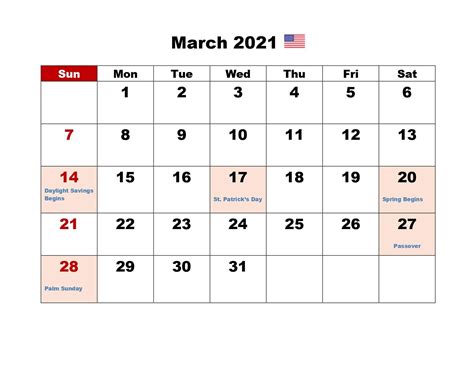 See all 27 statutory holidays in canada in 2021. March 2021 Calendar Pdf Printable Calendar Templates.