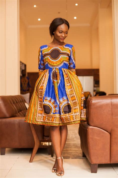 Dashiki Dress Adinkra Expo Dashiki Dress Mixed Print Dress