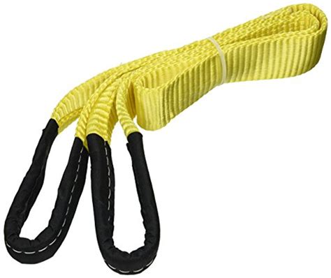 Smartstraps 2 X4 Nylon Webbing Lifting Sling Yellow 1pk 3 200lbs Vertical Lifting Capacity 1