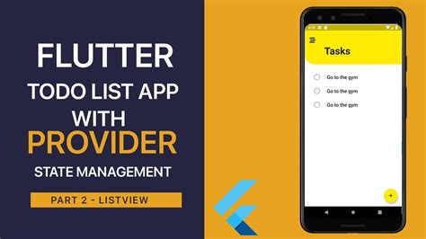 Flutter Tutorial Todo App With Provider State Management Part2