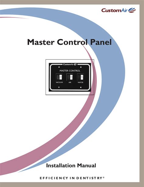 Master Control Panel Installation Manual W Ramvac Manualzz