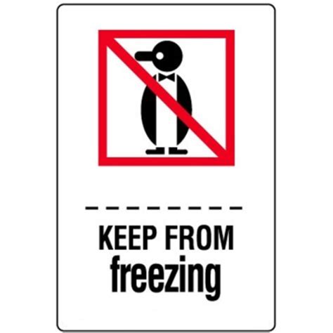 Étiquettes Keep From Freezing Cft Canada