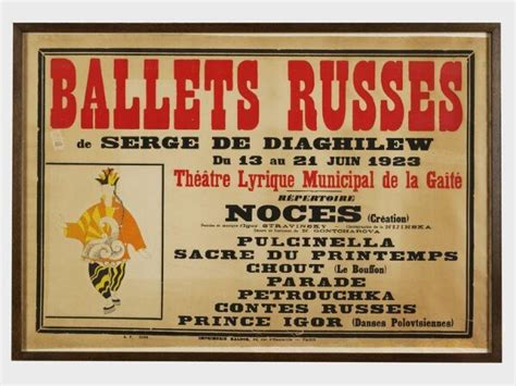 Ballet Russes Poster V A Explore The Collections