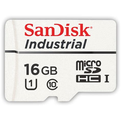 Sandisk Industrial Micro Sd 16gb C10