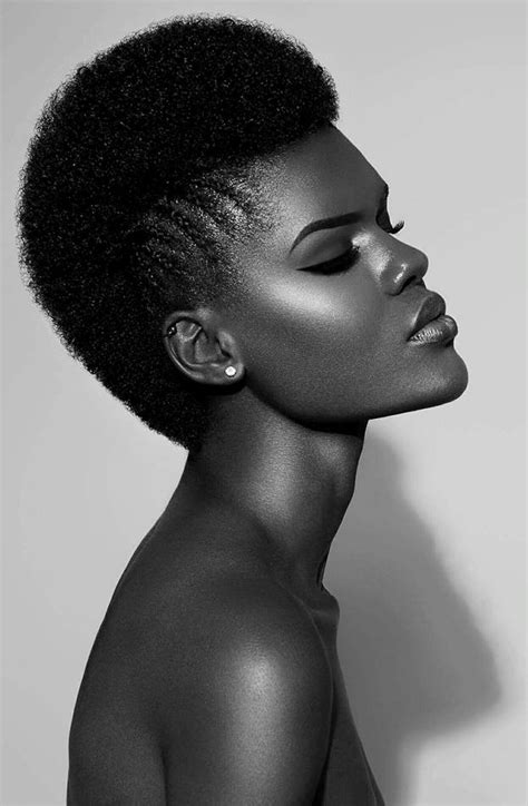 African Beauty African Beauty Hair Game Black And White Portraits
