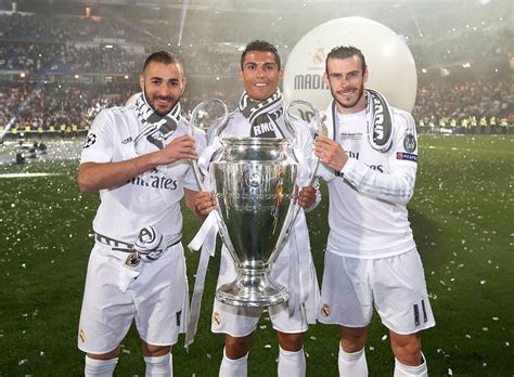 In this website, they go head to head in terms of goals, stats, achievements, abilities and much more. Karim Benzema, Cristiano Ronaldo and Gareth Bale of Real ...