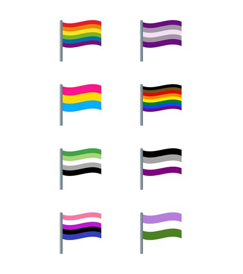 glitch gay pride flag emoji reelvlero