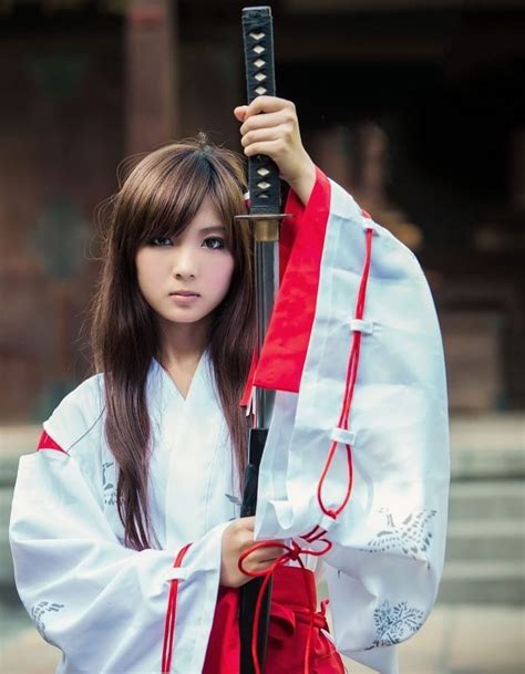 Geisha Female Samurai Samurai Art Katana Girl