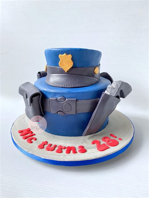 Chucakes Police Cake