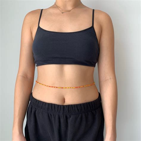 Belly Chain Accessory Y2K Accessory Body Jewelry Waist Etsy
