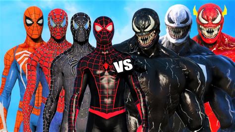 Team Venom Vs Team Ultimate Spider Man Epic Battle Vol4 Youtube