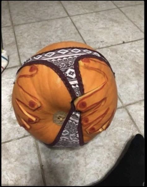 cute pumpkin carving idea r funny