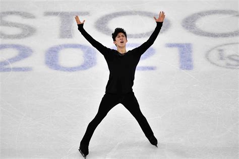 Figure Skating Nathan Chen Captures Third Straight World Championship