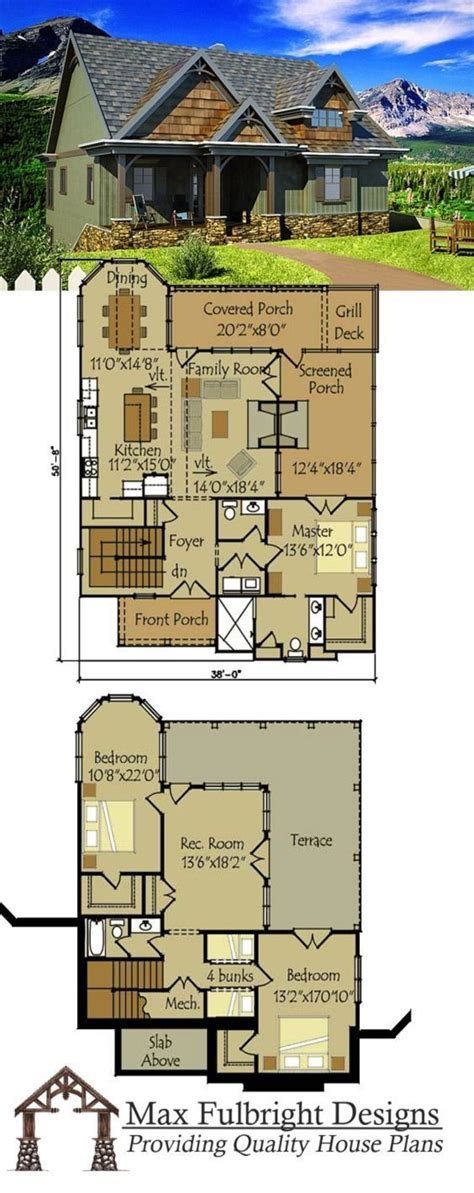 Rustic Cottage House Plan With Open Living Floor Plan By Jackie F T