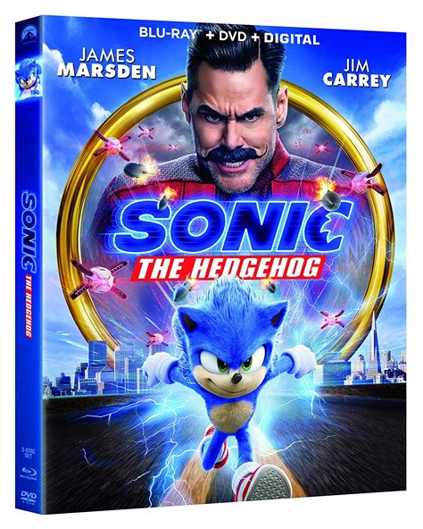 Dvd And Blu Ray Sonic The Hedgehog 2020 Starring Ben Schwartz James