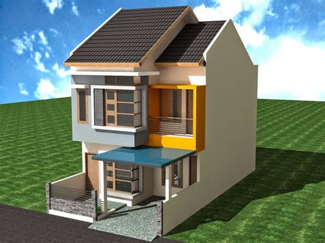 Jun 12, 2019 · download gambar kerja rumah 2 lantai dwg. Desain Rumah Minimalis 2 Lantai Type 29 - Foto Desain Rumah Terbaru