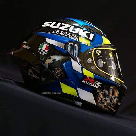 agv pista gsx rr edition cool motorcycle helmets yamaha helmets bike helmet