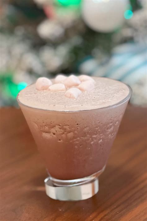 Frozen Hot Chocolate Martini Recipe A Decadent Dessert In A Glass