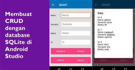 Membuat Aplikasi Crud Sederhana Dengan Database Sqlite Di Android