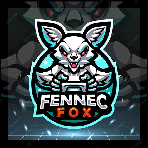 Premium Vector Fennec Fox Mascot Esport Logo Design