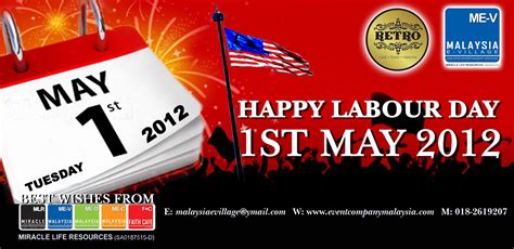 Labor day is observed on the first monday of september and was created as a way to celebrate the contribution of workers to the united states economy. MALAYSIA E-VILLAGE: HAPPY LABOUR DAY 2012