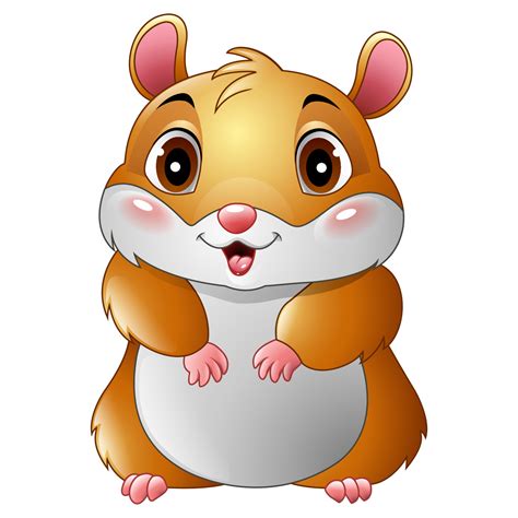 Cartoon Smiling Hamster 9693680 Vector Art At Vecteezy