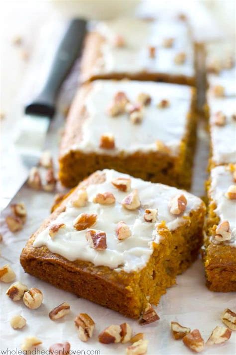 Glazed Pumpkin Spice Cake Bars