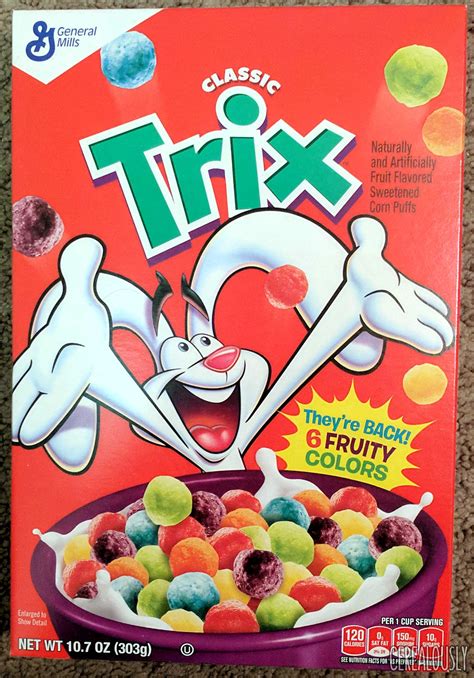 Review Classic Trix Cereal With 6 Colors Again