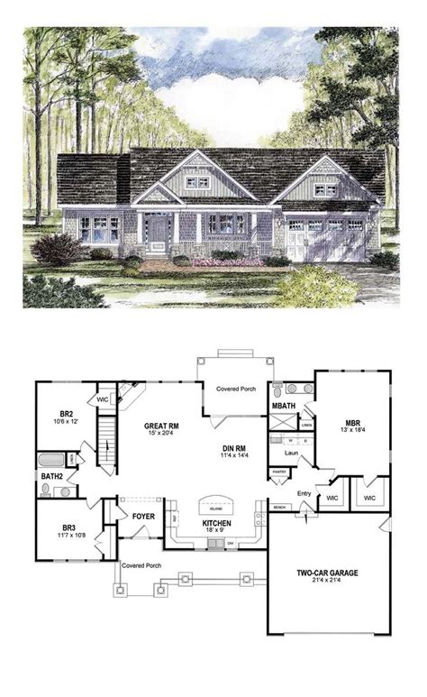 1800 To 2000 Sq Ft Ranch House Plans In 2020 Ranch House Plans
