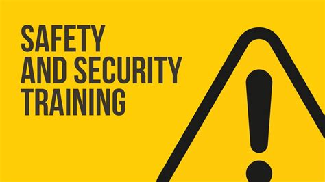 Safety And Security Training Safety And Security For Meetings And Events