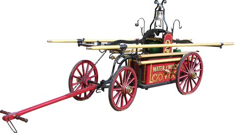 Auction Report Circa 1860 Firefighters Handtub And Pumper Brings