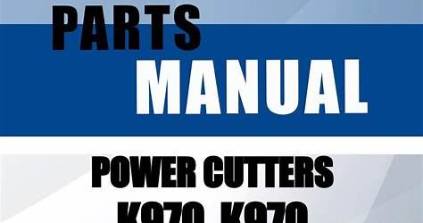 Husqvarna K970 Parts Manual