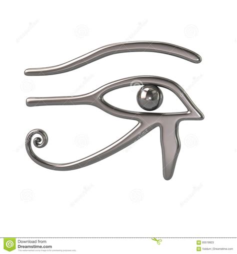 Eye Of Horus Symbol Old Paper Ra Eye On Papyrus With Sun Rays Stock Image